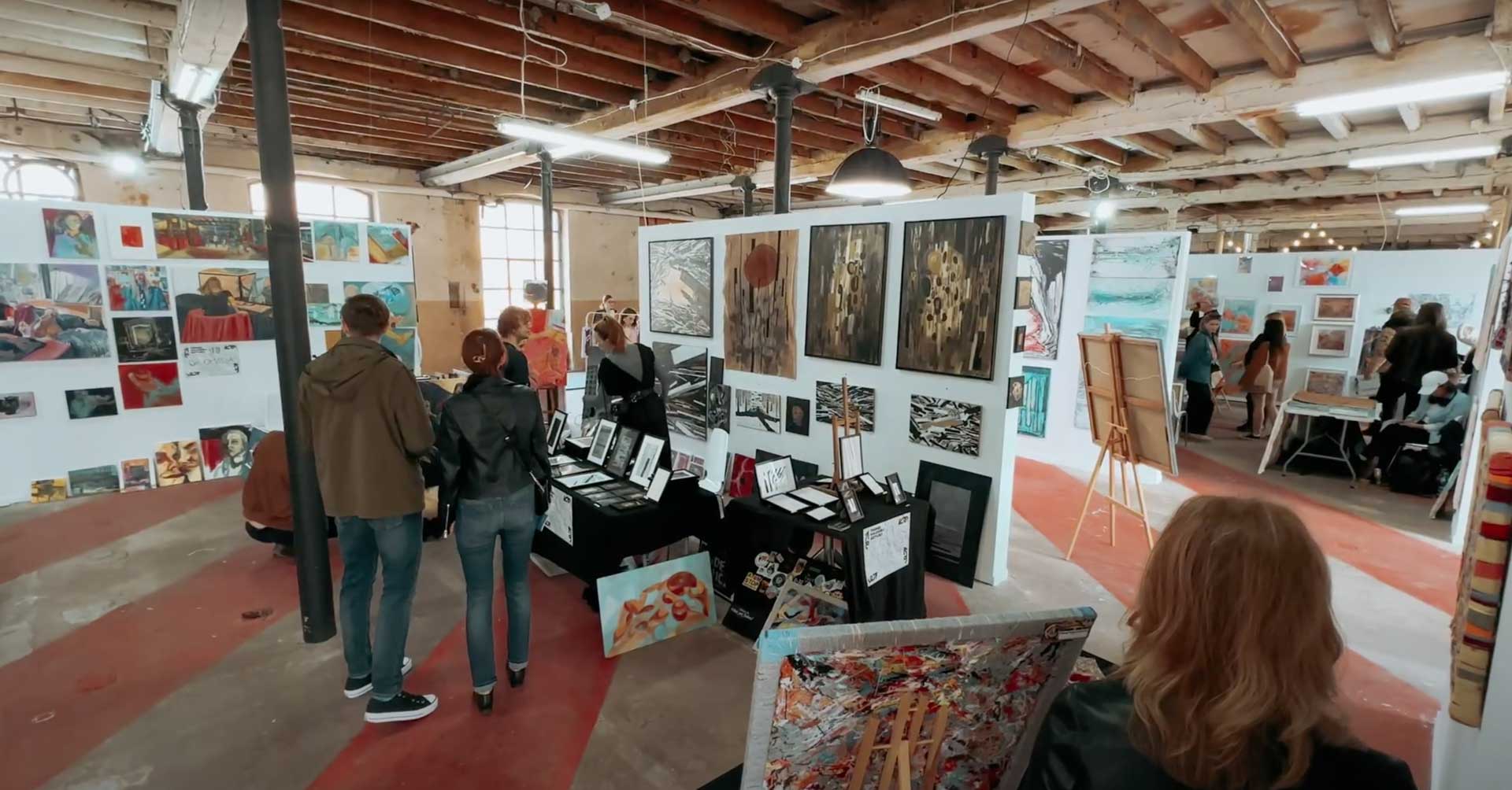 YAF × Hive — artist booth