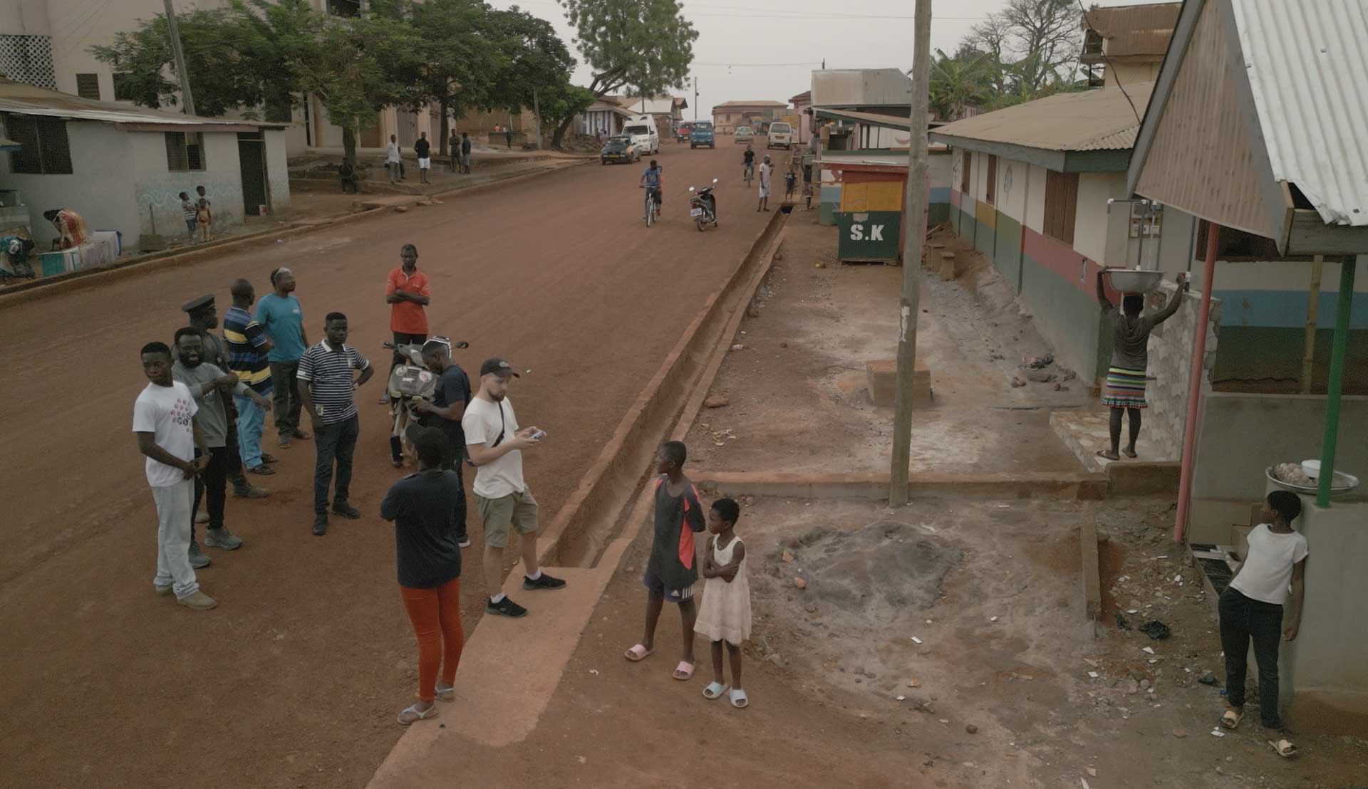 Ghana — aerial / village